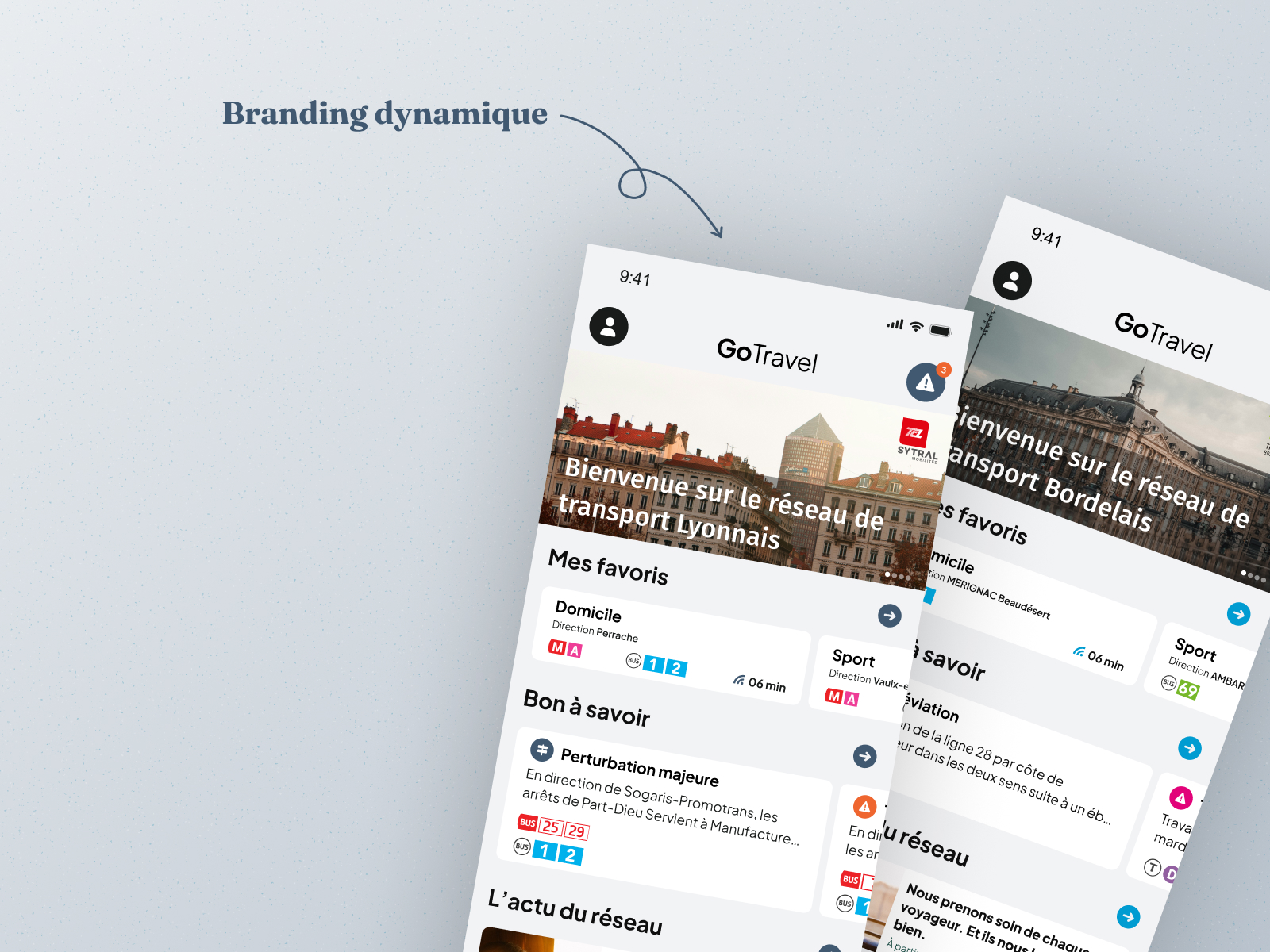 Branding dynamique