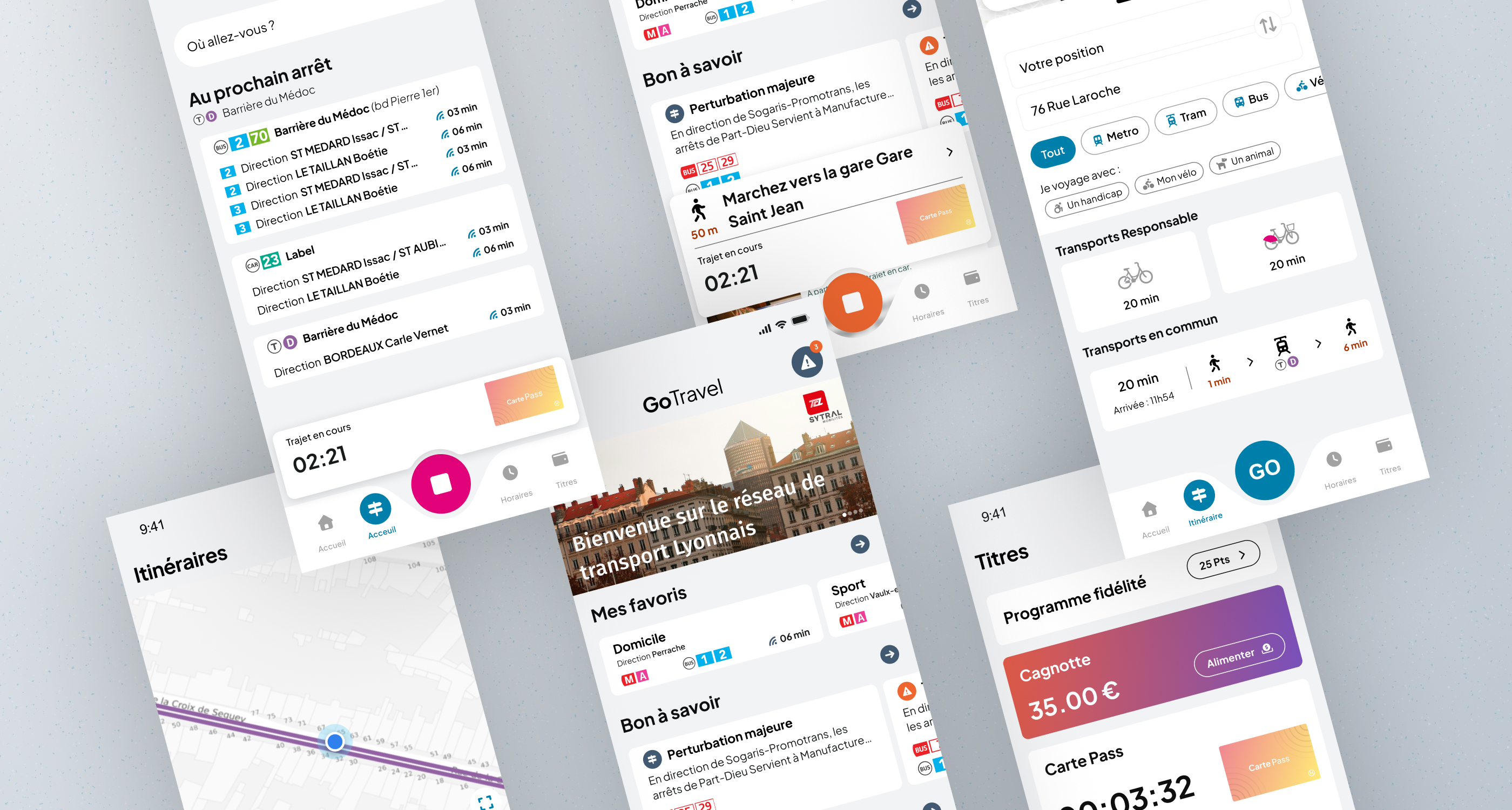 GoTravel — Application mobile transport