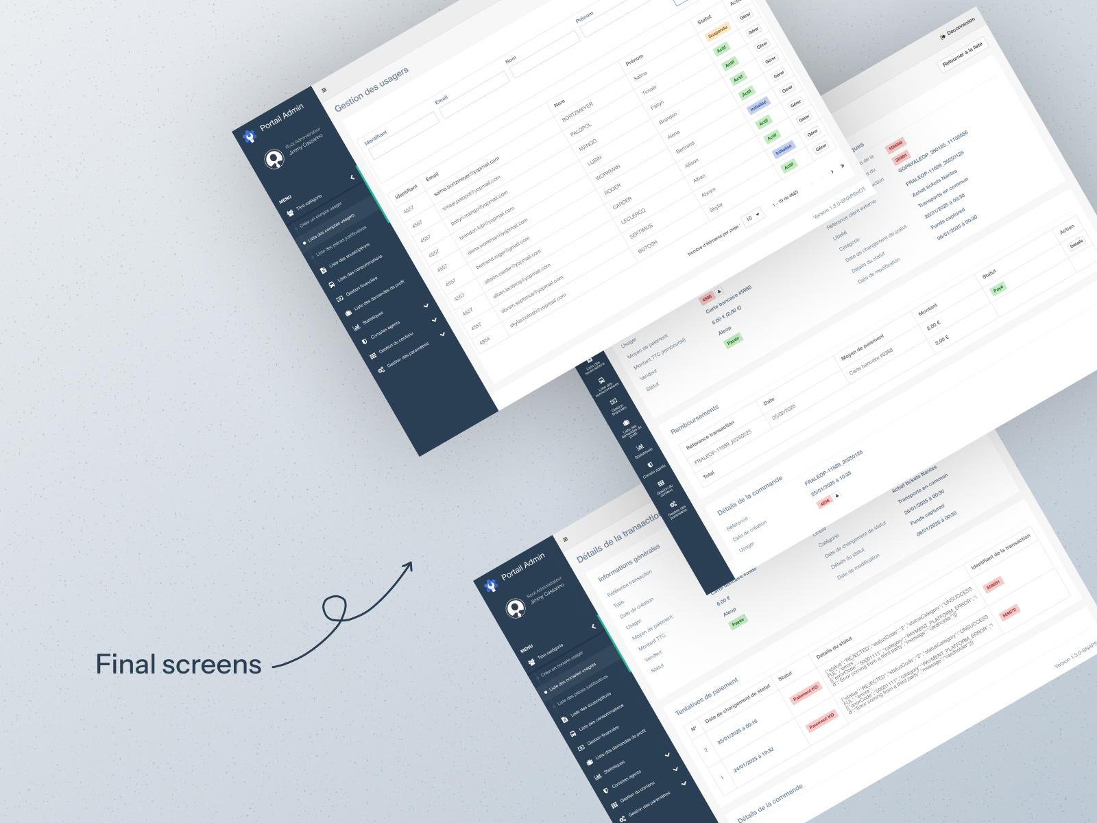 Final Screens