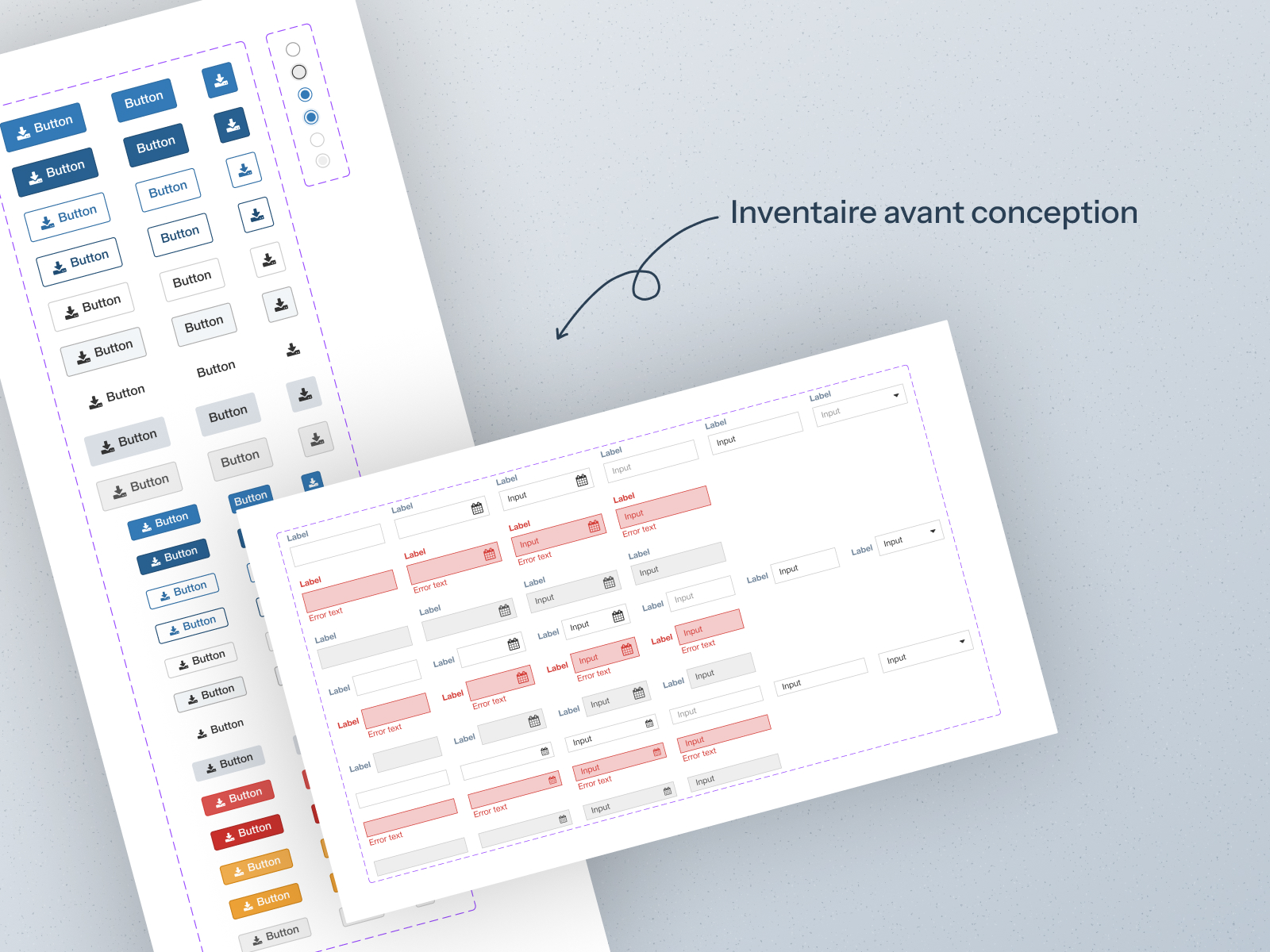 Inventaire avant conception
