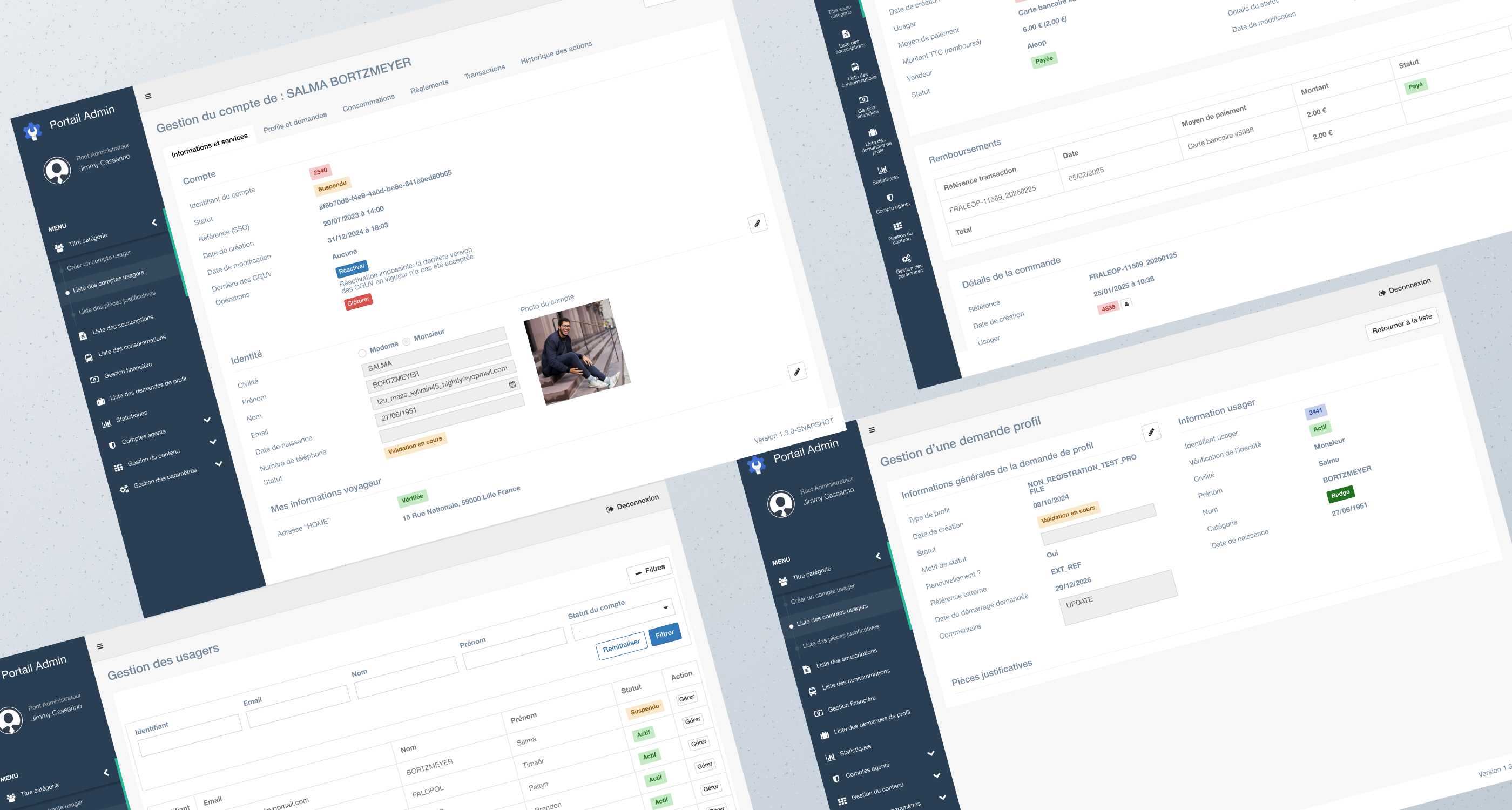 Portail Admin MaaS
